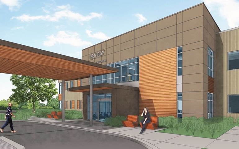 Pen Bay medical building rendering