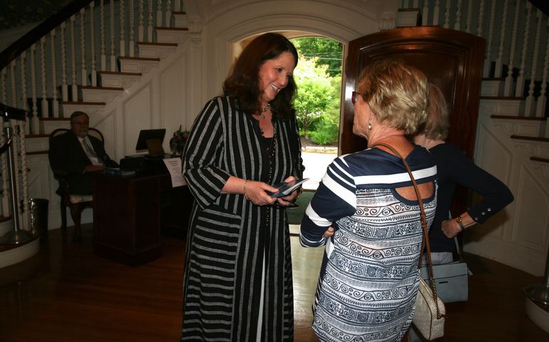 two women at designer showhouse