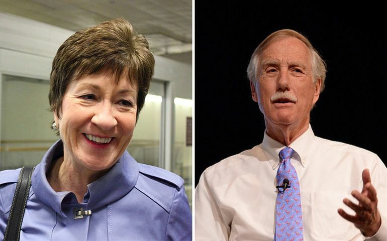 Susan Collins and Angus King
