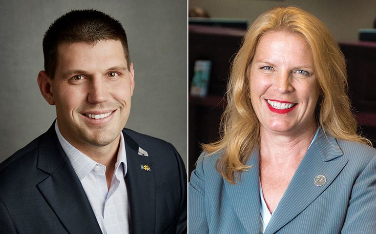 Matt McCombs and Elizabeth Hayes portrats