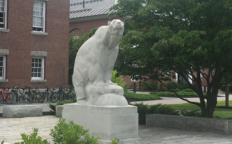 Bowdoin College campus in Brunswick, Maine.