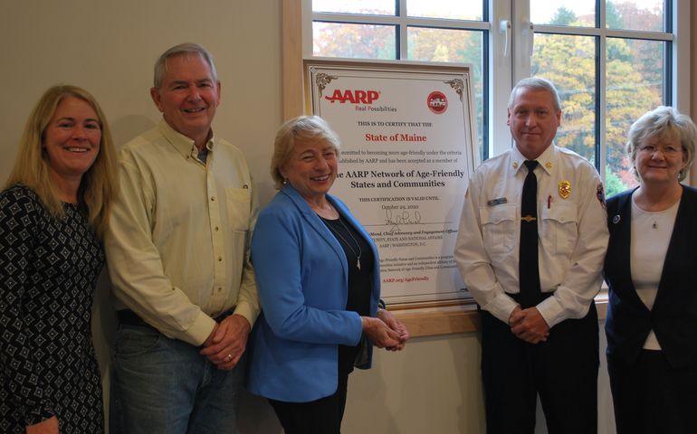 Governor Mills and AARP Maine representatives