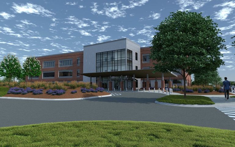 Rendering of planned medical center in Scarborough.