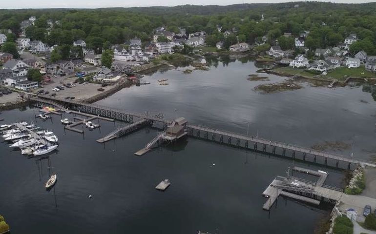 Boothbay Harbor debates plans to save historic footbridge