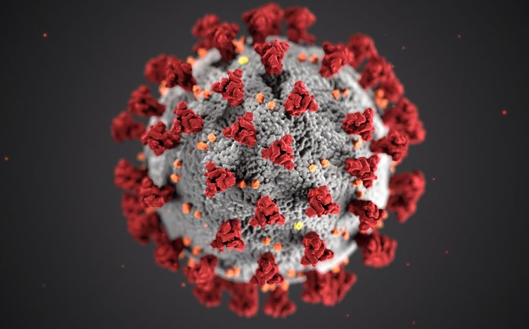 Coronavirus close-up  