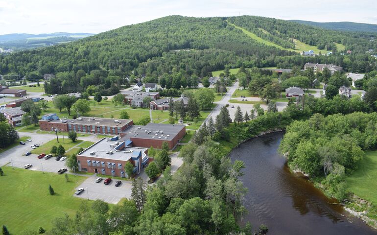 Aerial campus photo University of Maine at Fort Kent 