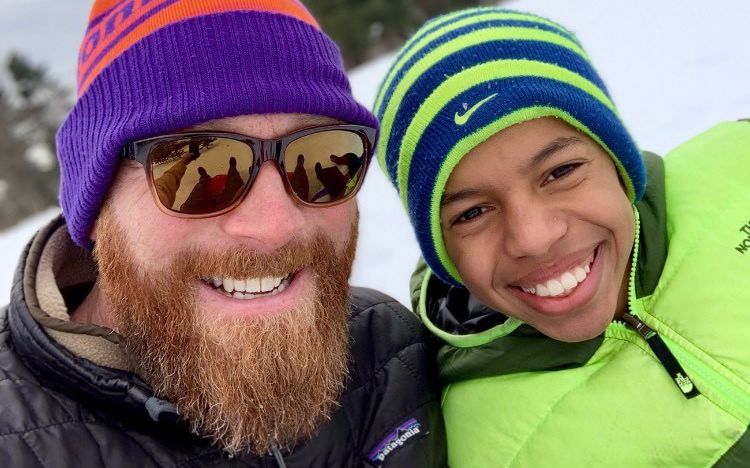 A 'Big' and his 'Little' from Big Brothers Big Sisters of Southern Maine