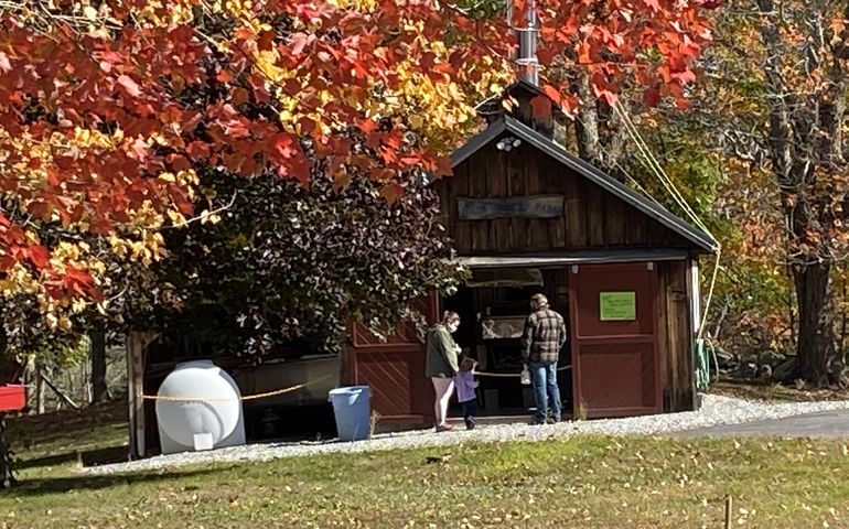 Maine Maple Sunday customers 