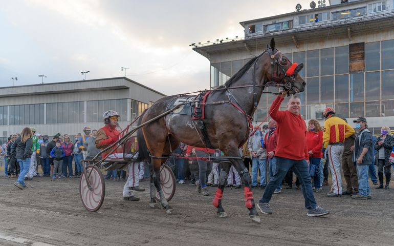 Scarborough Downs after last harness race ever 