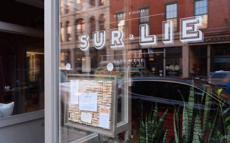 Sur Lie storefront in Portland