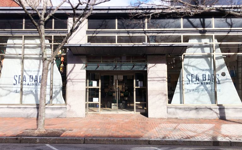 Sea Bags store front at 123 Commercial St. 