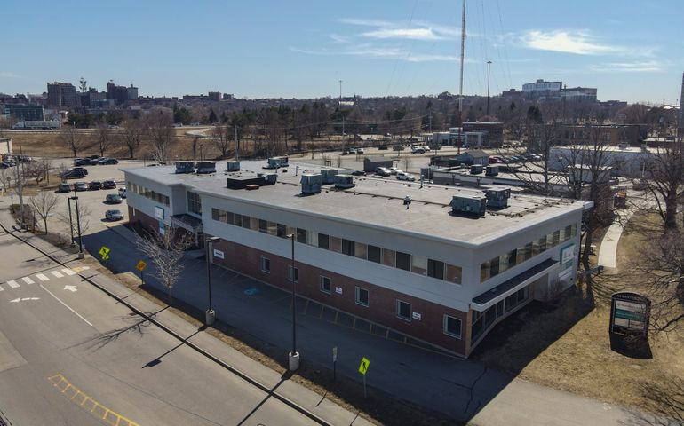 aerial of building