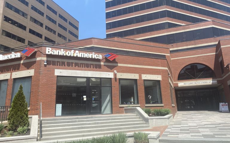 Bank of America building exterior 
