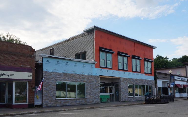 Buildings in downtown Millinocket 