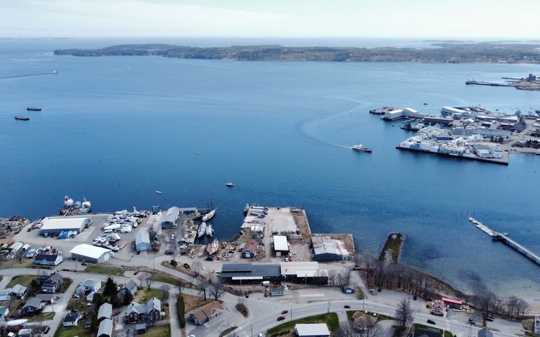 buildings on shore