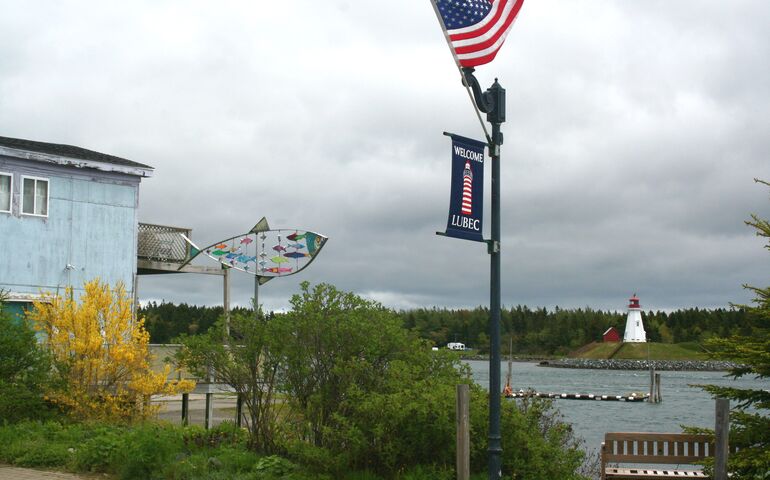 public art and lighthouse