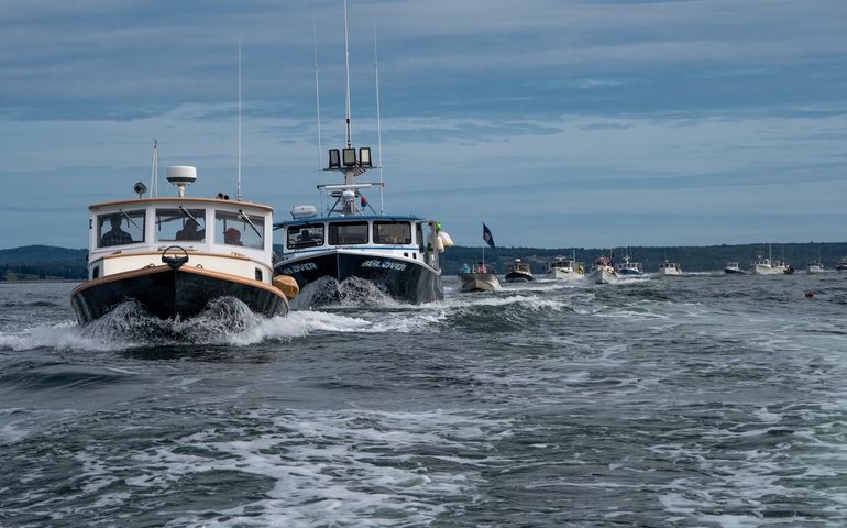boats motoring