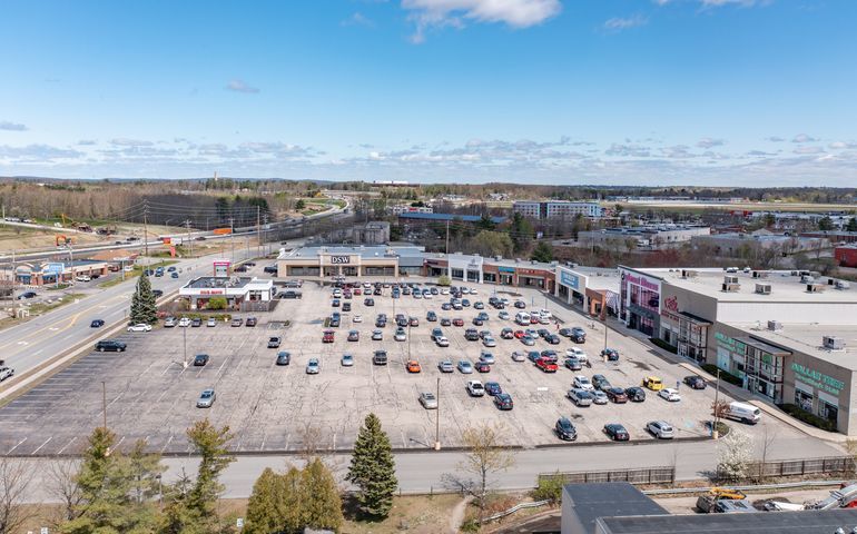 shopping center with parking  lot