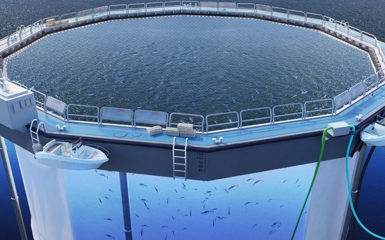 rendering of fish pen