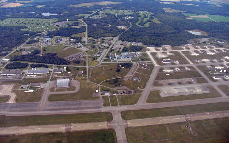 aerial of land and buildings