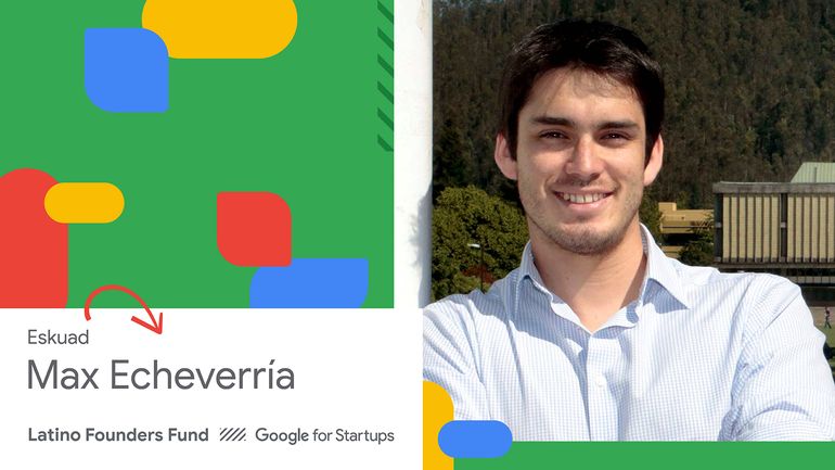 Max Echeverria portrait and Google graphics 