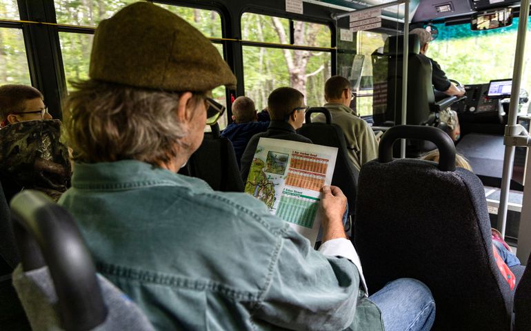 people on bus