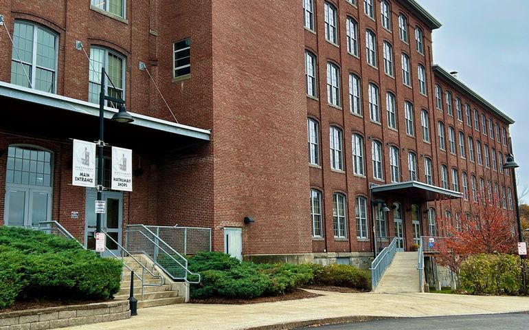 Brick building exterior