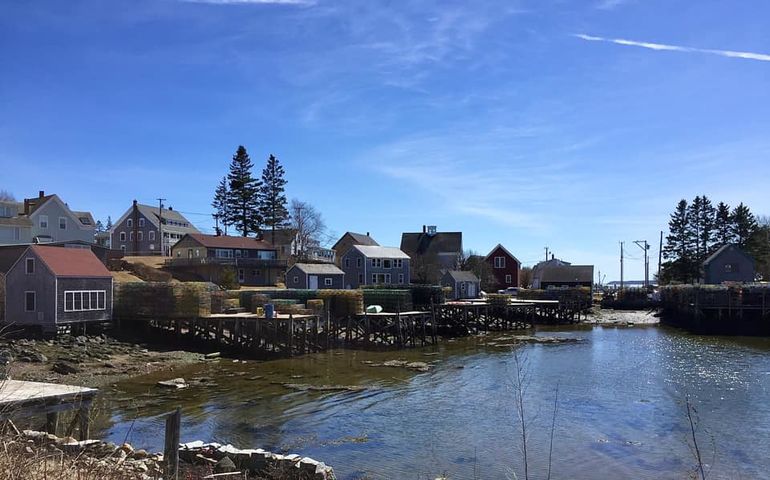 fishing village and harbor
