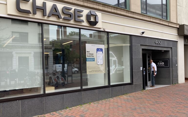 Chase Bank branch exterior 