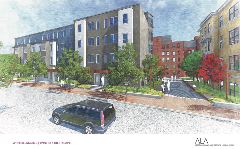 rendering of buildings