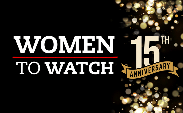 Mainebiz Women to Watch 15th anniversary promotional slide