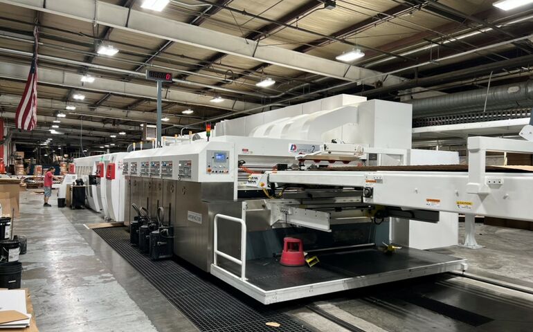 big machines in factory