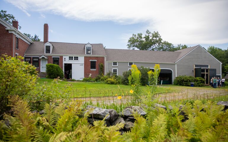 old house in sections