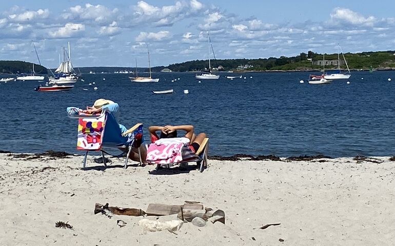 Beach scene