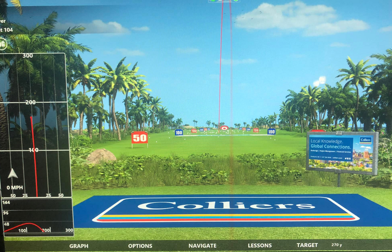 graphic of golf course