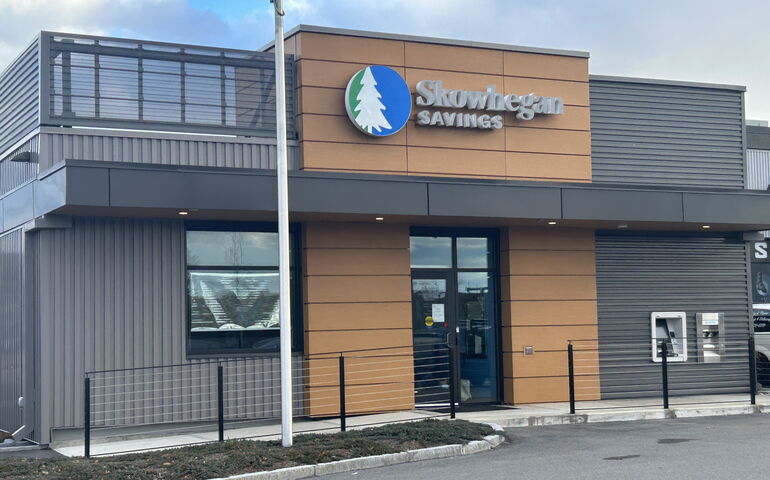 Bank branch exterior