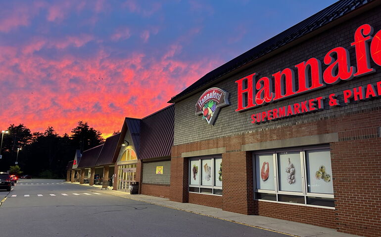 hannaford at sunset