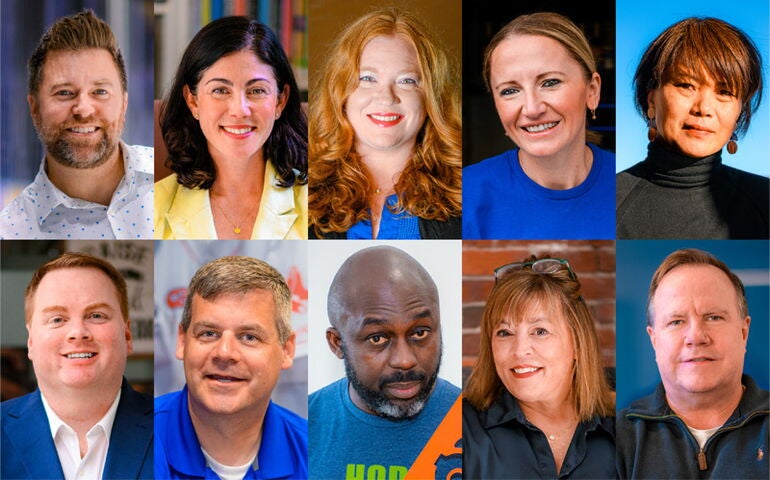 Portraits of 10 interviewees in 2024.
