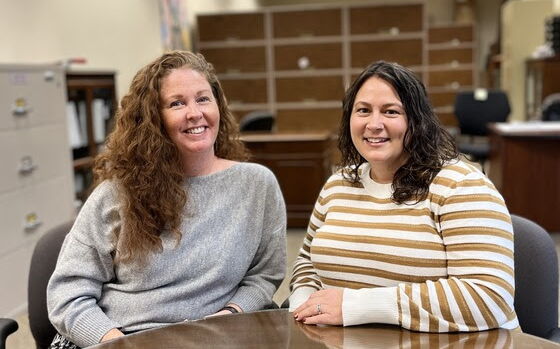 Two people with the USDA.