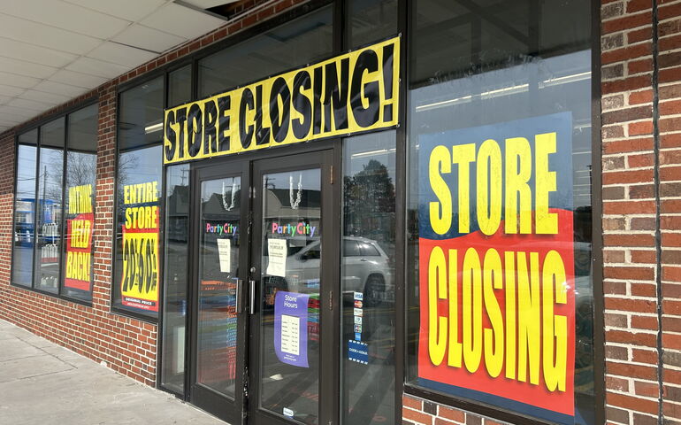 Party City store front in South Portland