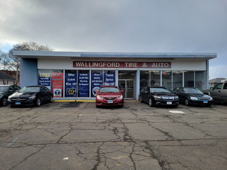 Wallingford Tires auto shop in Connecticut, now owned by VIP Tires & Service.