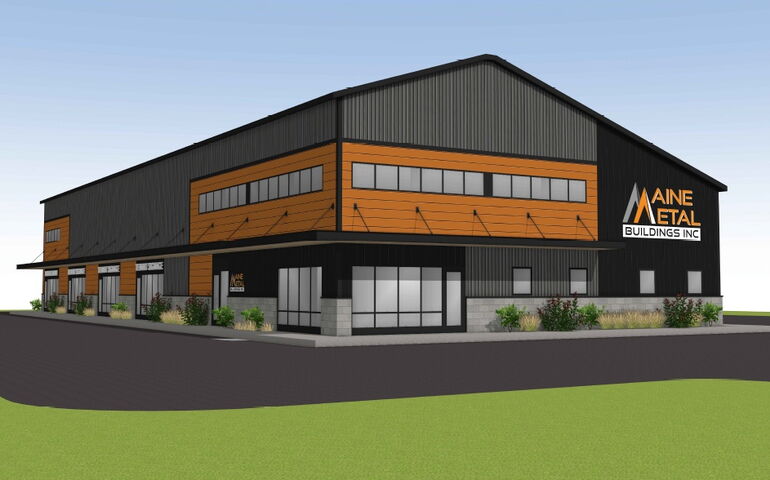 metal building in Gorham