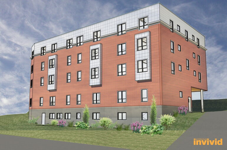 a senior housing building