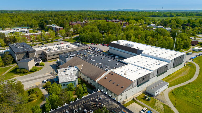 University of Maine composites lab, view from above 