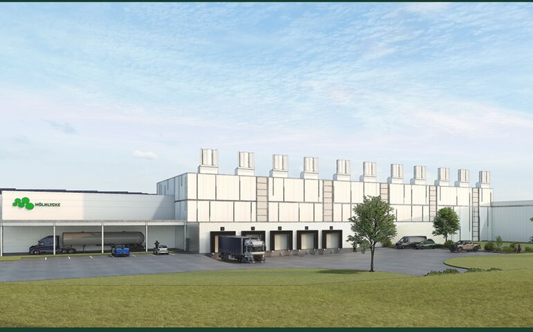 rendering of Molnlycke facility at Brunswick Landing 