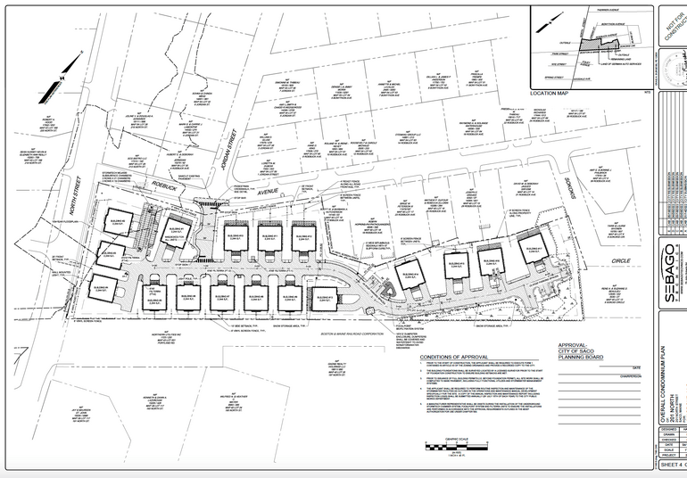 site plan in Saco