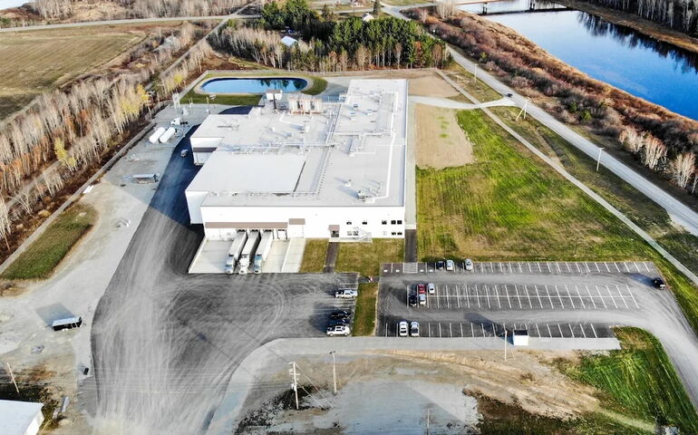 a factory building in Washburn Maine