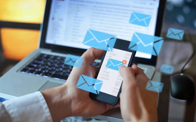 Email stock shot 