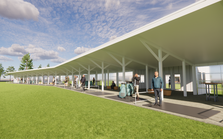 Rendering of Maine Golf Center that recently broke ground