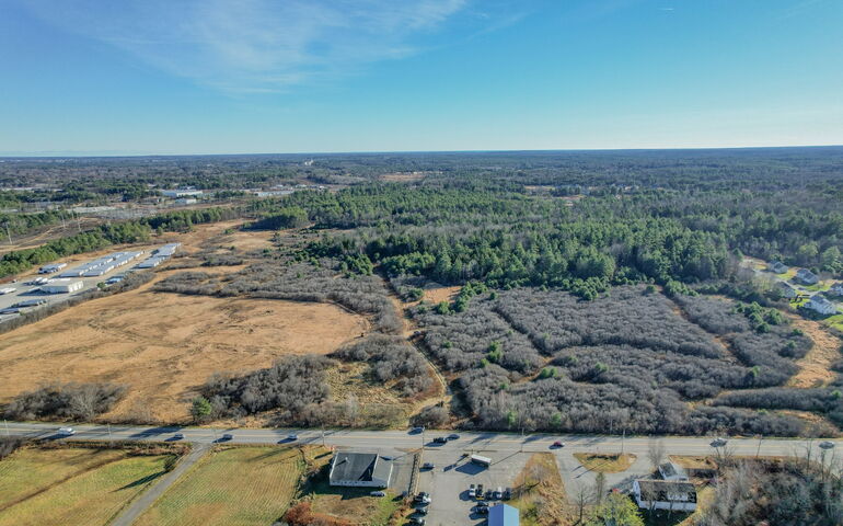 aerial view of industrial park in Gorham